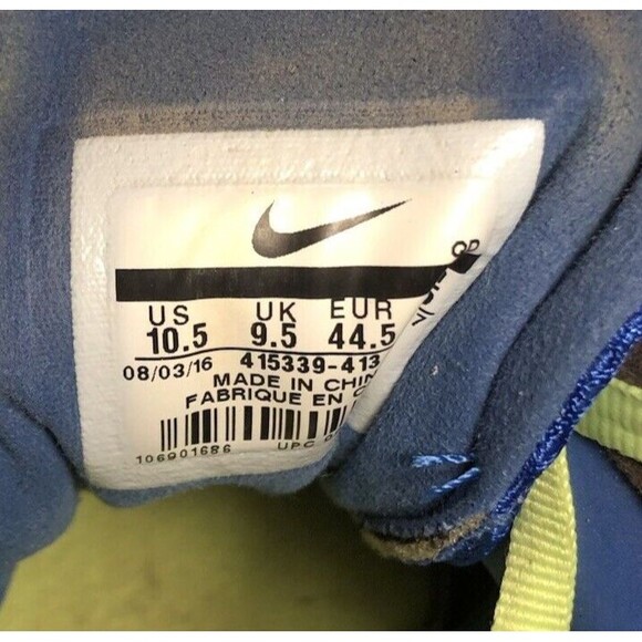 Nike Zoom LJ 4 Shoes Mens 10.5 Blue Long Jump Track Athletic Running Performance - Picture 10 of 11